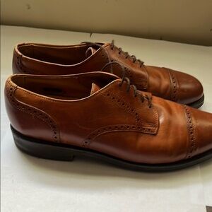 Allen Edmonds Brown Leather Oxford Shoes